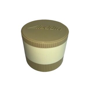 Vintage ALADDIN THERMOS INSULATED MODEL #7000 Freezer Lid Beige